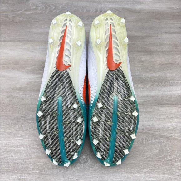 Nike Vapor Untouchable 3 Pro Teal Orange Miami Dolphins Mens Size 13 AO3021-103 main image 4